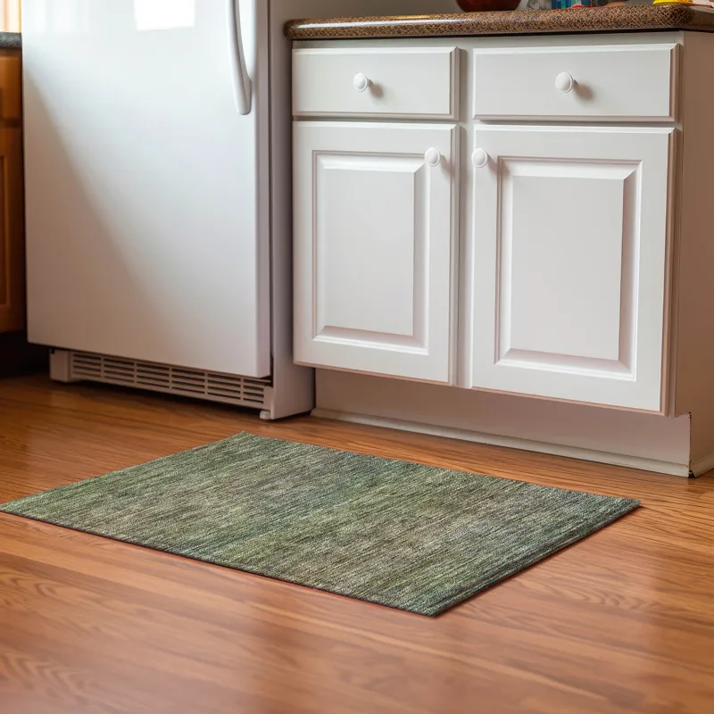 Luxury Washable Trevi Fern 1\'8\" x 2\'6\" Rug