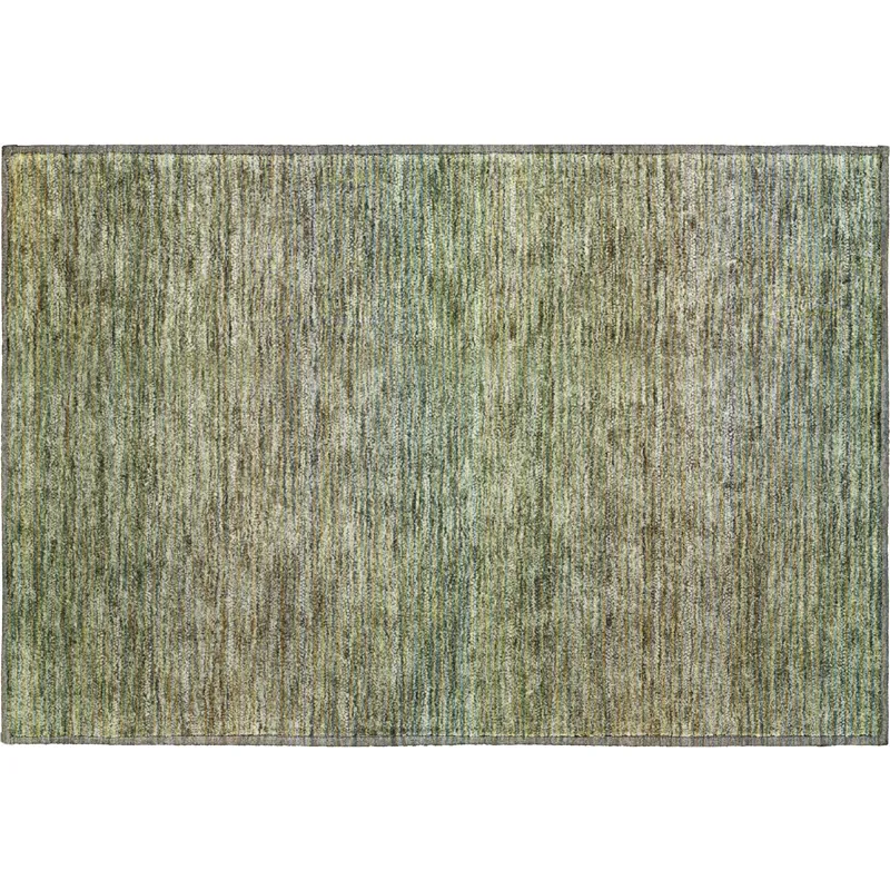 Luxury Washable Trevi Fern 1\'8\" x 2\'6\" Rug