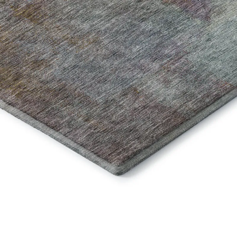 Luxury Washable Trevi Mocha 2\'6\" x 3\'10\" Rug