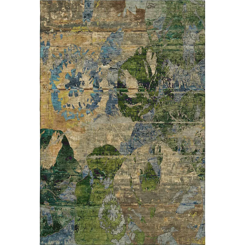 Luxury Washable Trevi Taupe 2\'6\" x 3\'10\" Rug