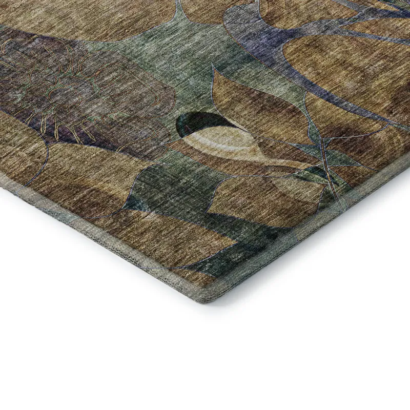 Luxury Washable Trevi Beige 2\'3\" x 7\'6\" Runner Rug