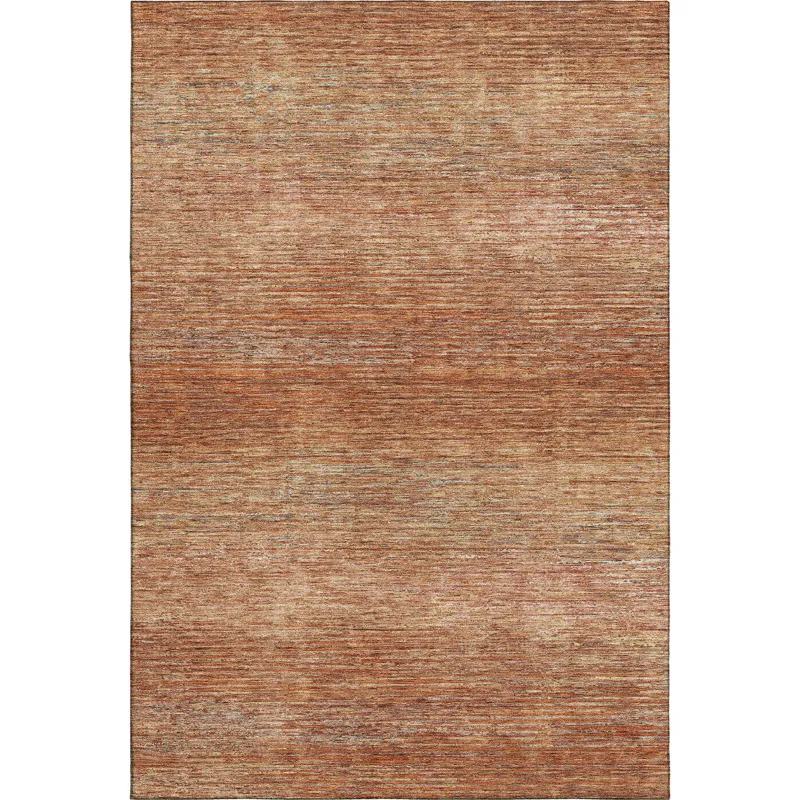 Luxury Washable Trevi Copper 5\' x 7\'6\" Rug