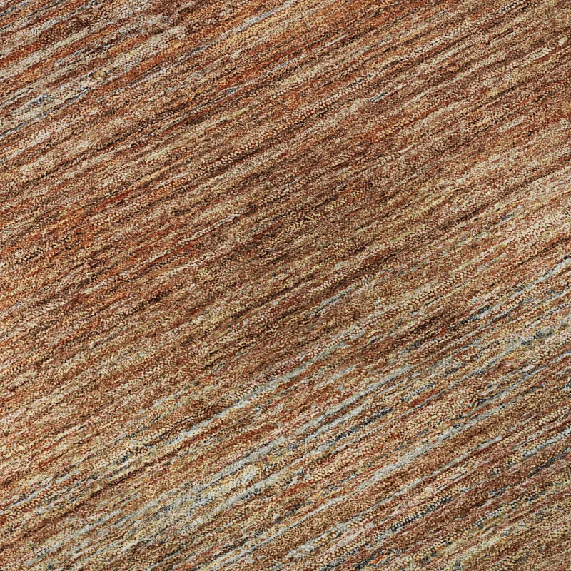 Luxury Washable Trevi Copper 5\' x 7\'6\" Rug