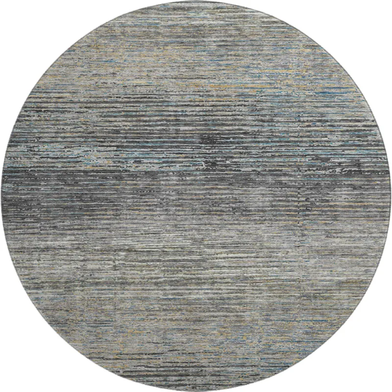 Luxury Washable Trevi Granite 8\' x 8\' Round Rug