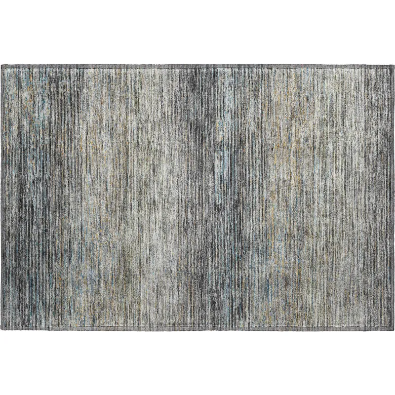 Luxury Washable Trevi Granite 1\'8\" x 2\'6\" Rug