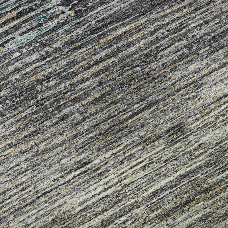 Luxury Washable Trevi Granite 2\'3\" x 7\'6\" Runner Rug