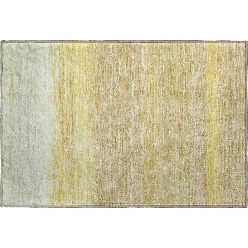 Luxury Washable Trevi Tan 1\'8\" x 2\'6\" Rug