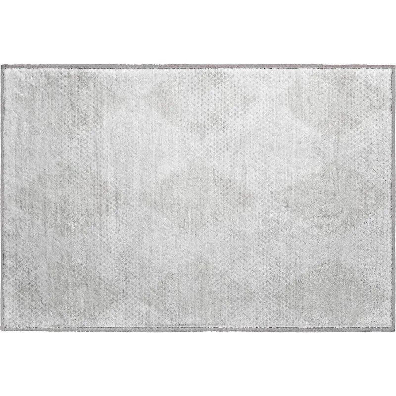 Luxury Washable Trevi Ivory 1\'8\" x 2\'6\" Rug
