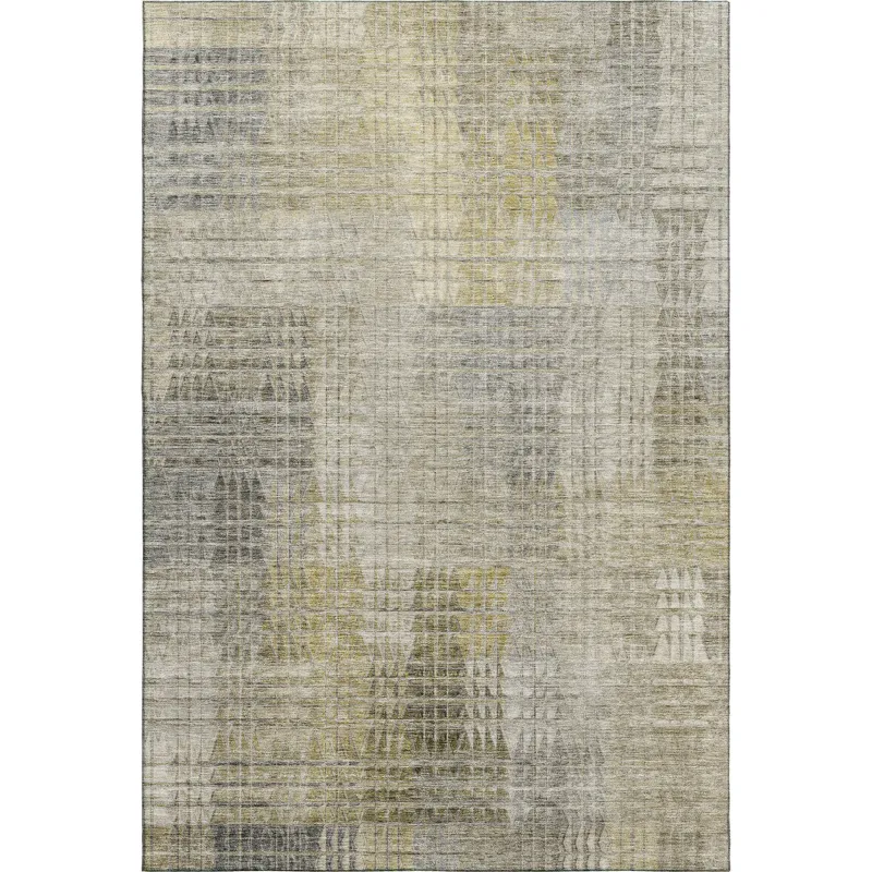 Luxury Washable Trevi Taupe 3\' x 5\' Rug