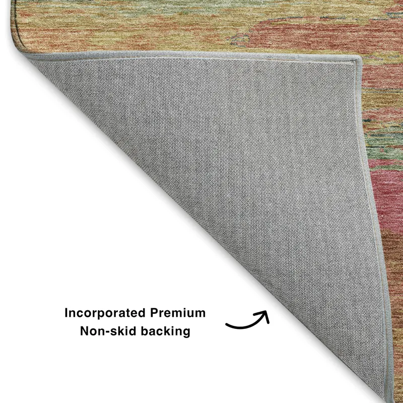 Luxury Washable Trevi Blush 10\' x 14\' Rug