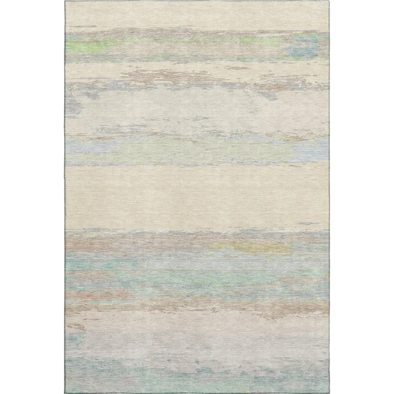 Luxury Washable Trevi Ivory 2\'6\" x 3\'10\" Rug