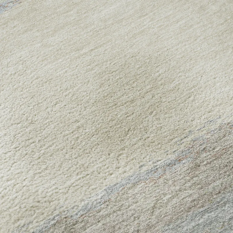 Luxury Washable Trevi Ivory 2\'6\" x 3\'10\" Rug