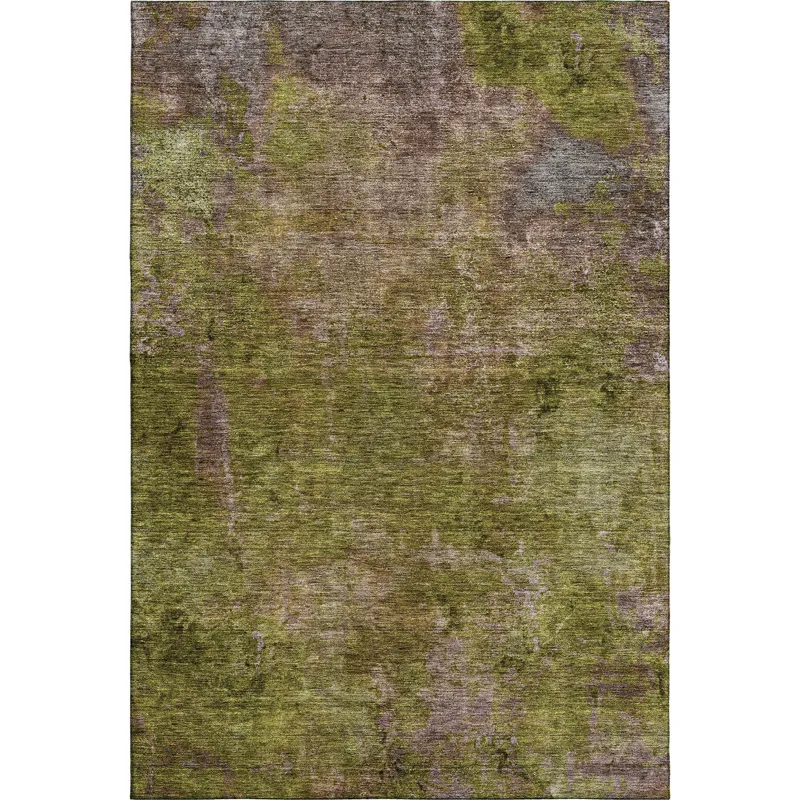 Luxury Washable Trevi Green 10\' x 14\' Rug