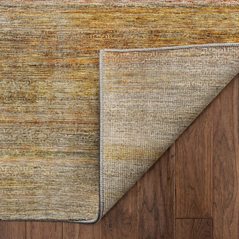 Machine Washable Vico Copper 5\' x 7\'6\" Rug