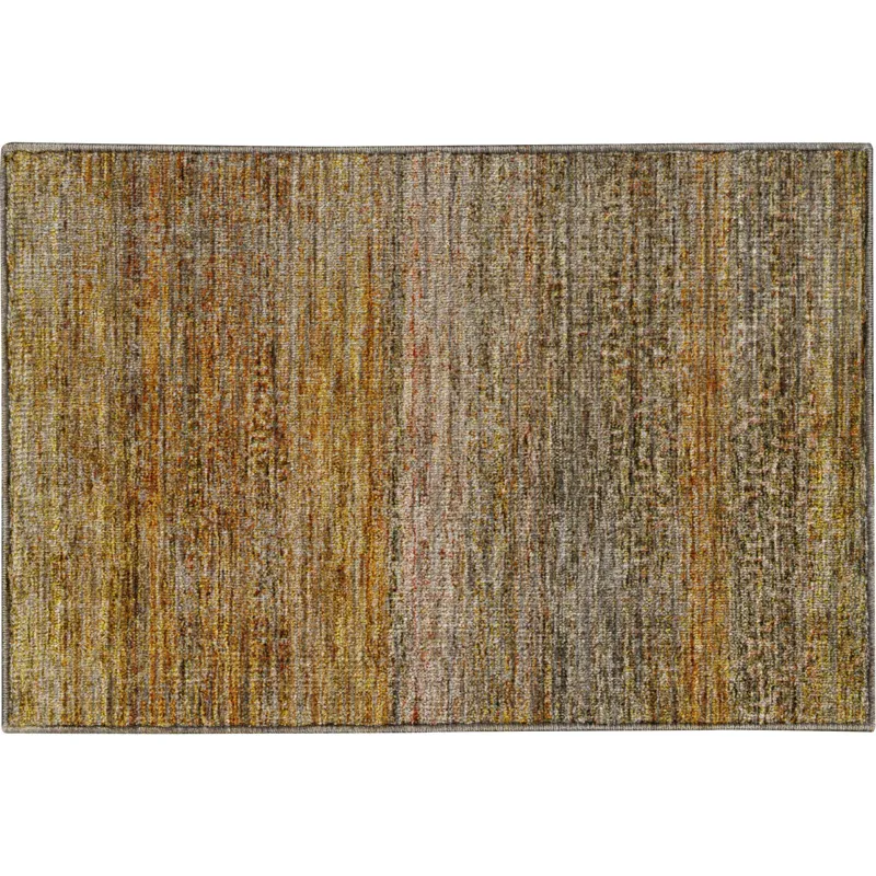 Machine Washable Vico Copper 1\'8\" x 2\'6\" Rug