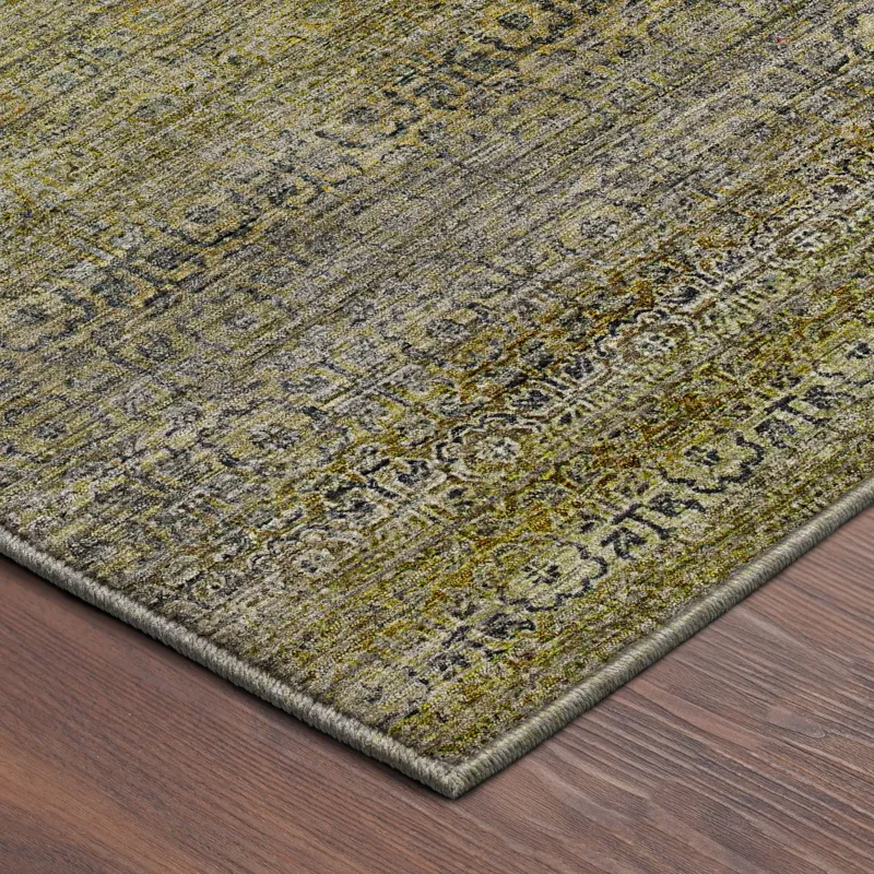 Machine Washable Vico Aloe 8\' x 10\' Rug