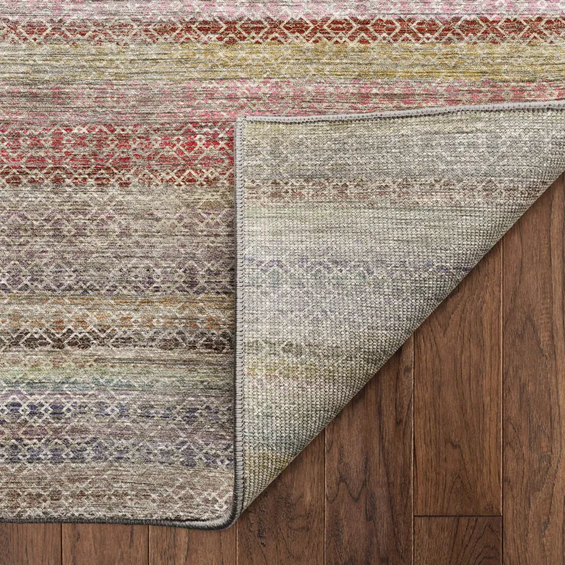 Machine Washable Vico Multi 9\' x 12\' Rug