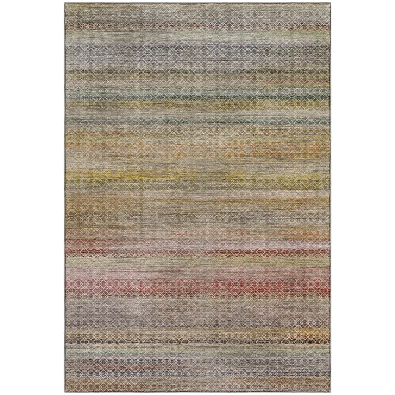 Machine Washable Vico Multi 9\' x 12\' Rug