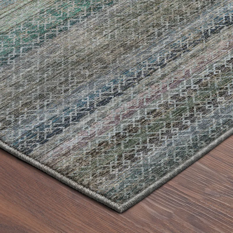 Machine Washable Vico Sky 2\'6\" x 3\'10\" Rug