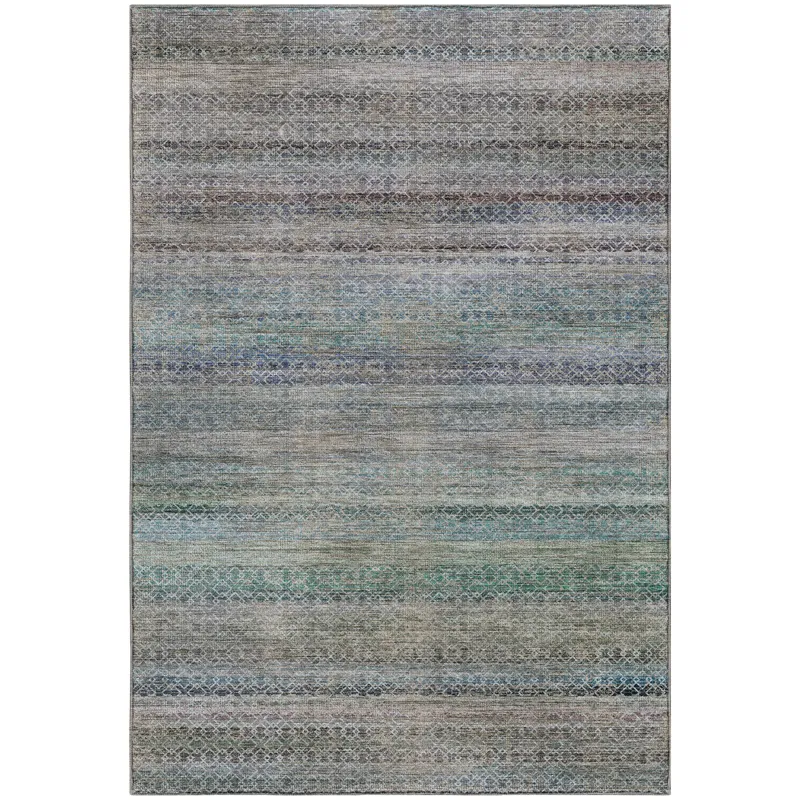 Machine Washable Vico Sky 2\'6\" x 3\'10\" Rug