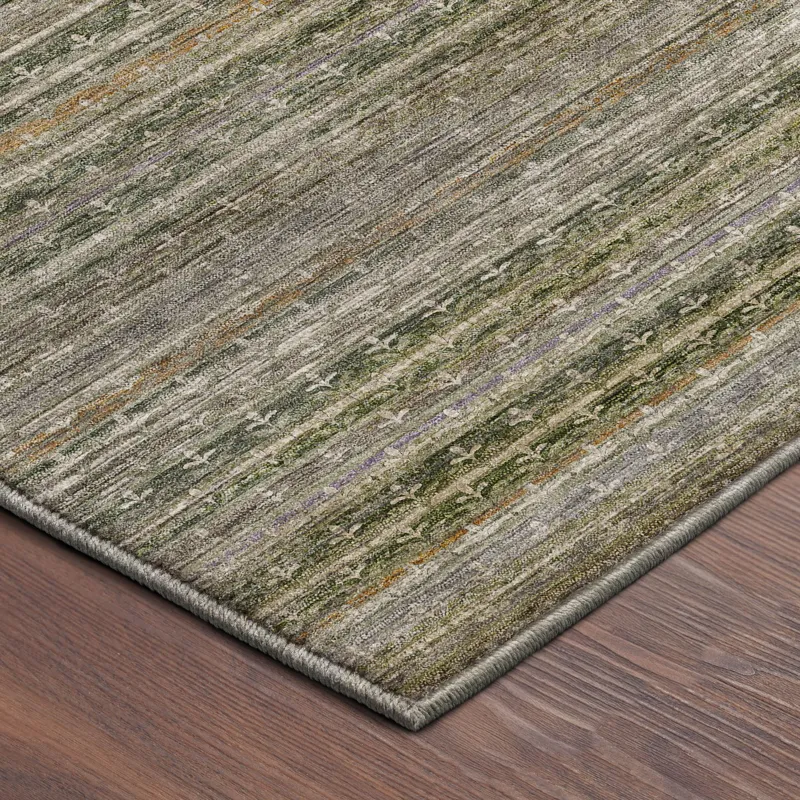 Machine Washable Vico Basil 1\'8\" x 2\'6\" Rug