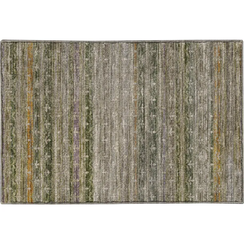 Machine Washable Vico Basil 1\'8\" x 2\'6\" Rug