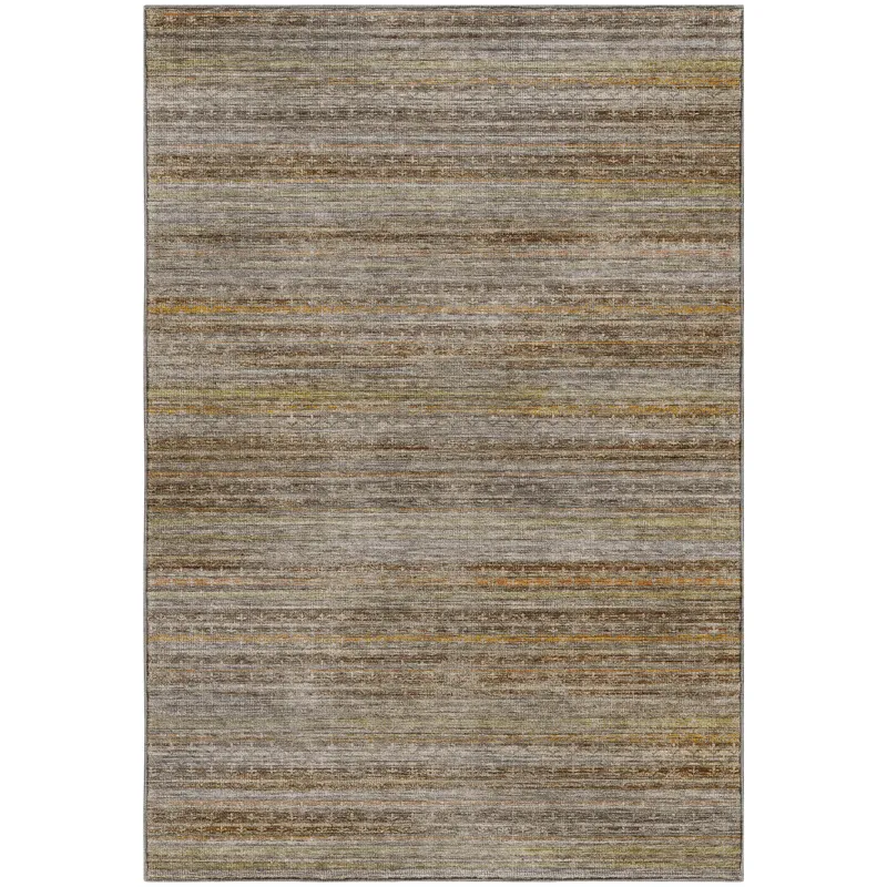 Machine Washable Vico Chocolate 5\' x 7\'6\" Rug