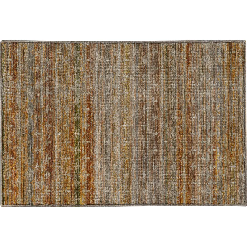 Machine Washable Vico Paprika 1\'8\" x 2\'6\" Rug