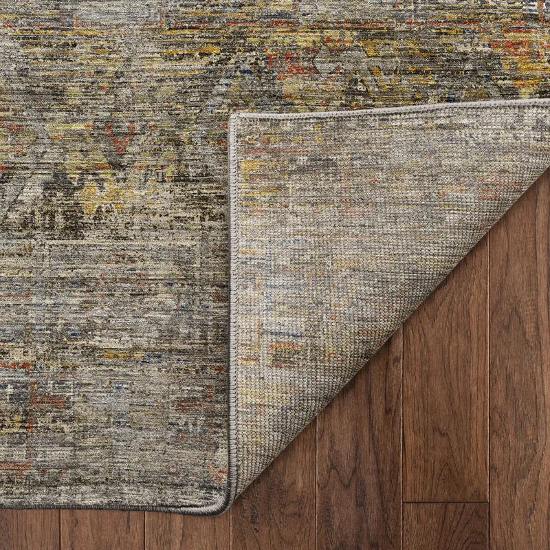 Machine Washable Vico Gray 9\' x 12\' Rug