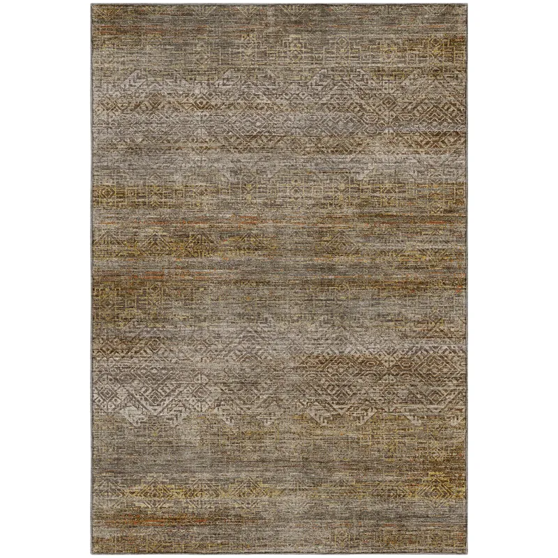 Machine Washable Vico Taupe 3\' x 5\' Rug
