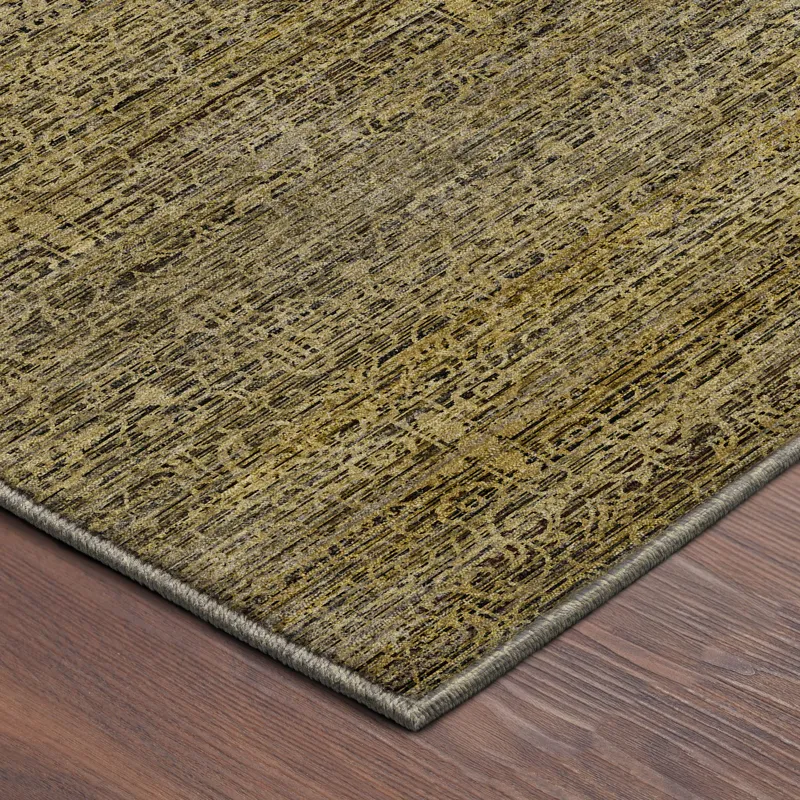 Machine Washable Vico Gold 10\' x 14\' Rug