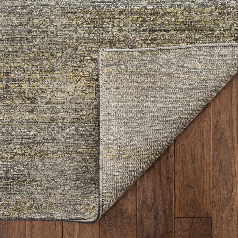 Machine Washable Vico Graphite 8\' x 10\' Rug