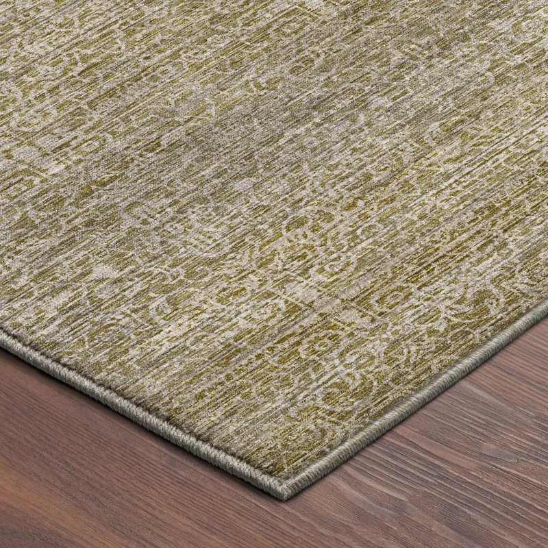 Machine Washable Vico Linen 1\'8\" x 2\'6\" Rug