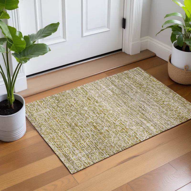 Machine Washable Vico Linen 1\'8\" x 2\'6\" Rug