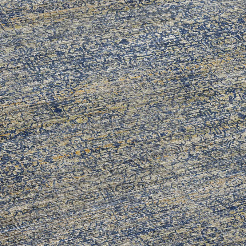 Machine Washable Vico Navy 10\' x 14\' Rug