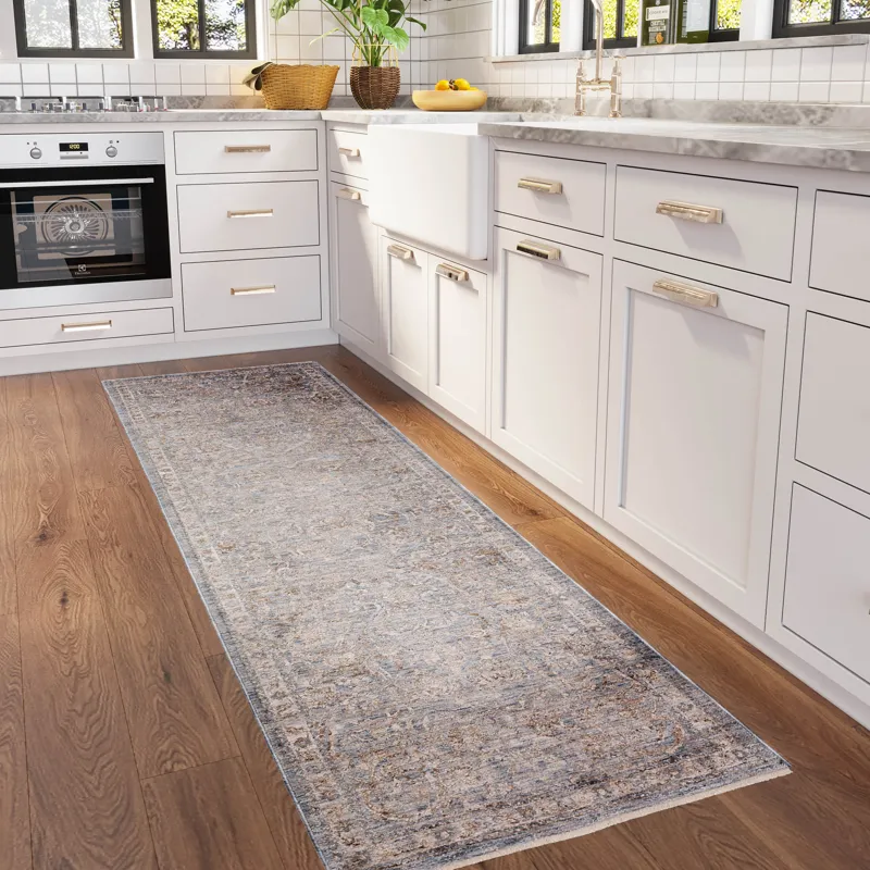 Vienna Denim 2\'3\" x 7\'10\" Runner Rug