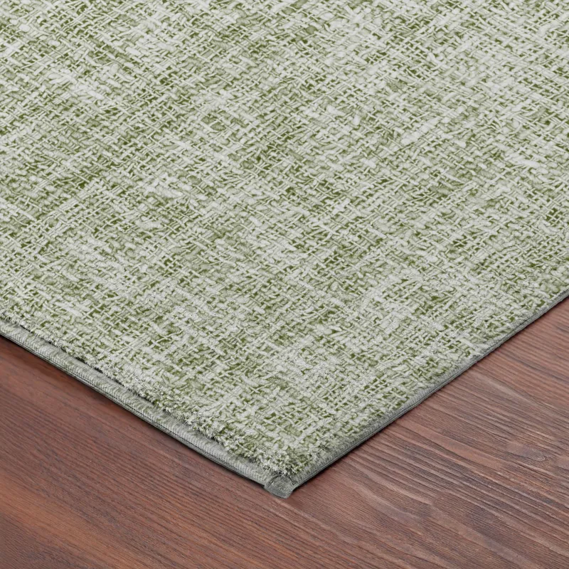 Luxury Washable Voyage Celery 10\' x 14\' Rug