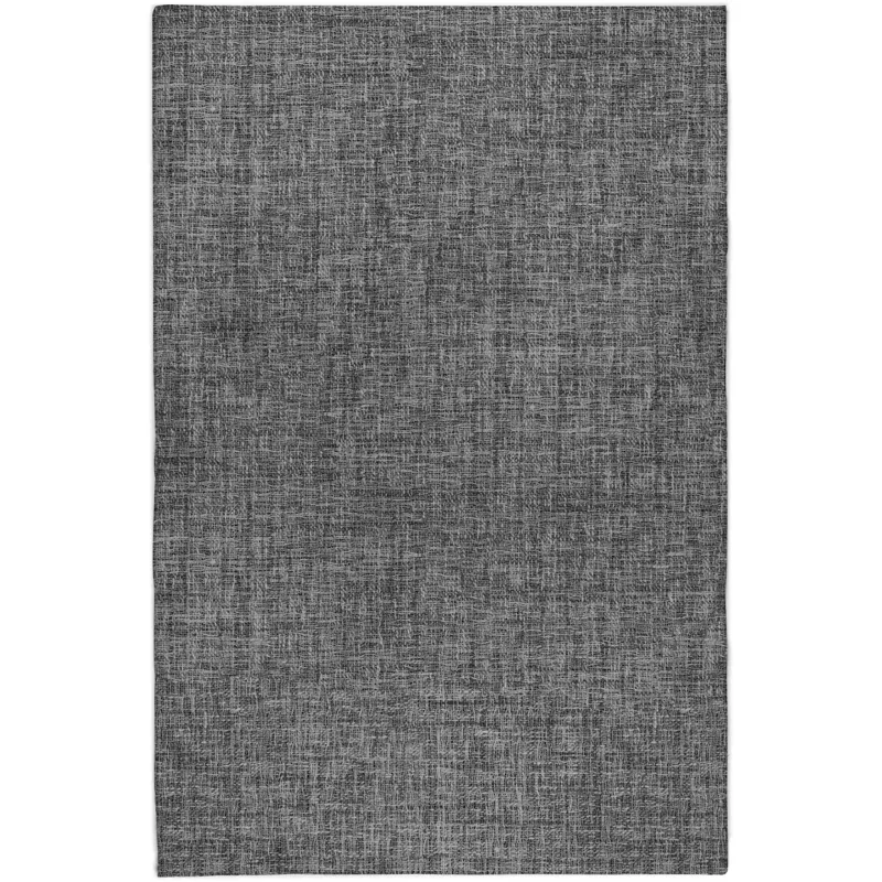 Luxury Washable Voyage Charcoal 9\' x 12\' Rug