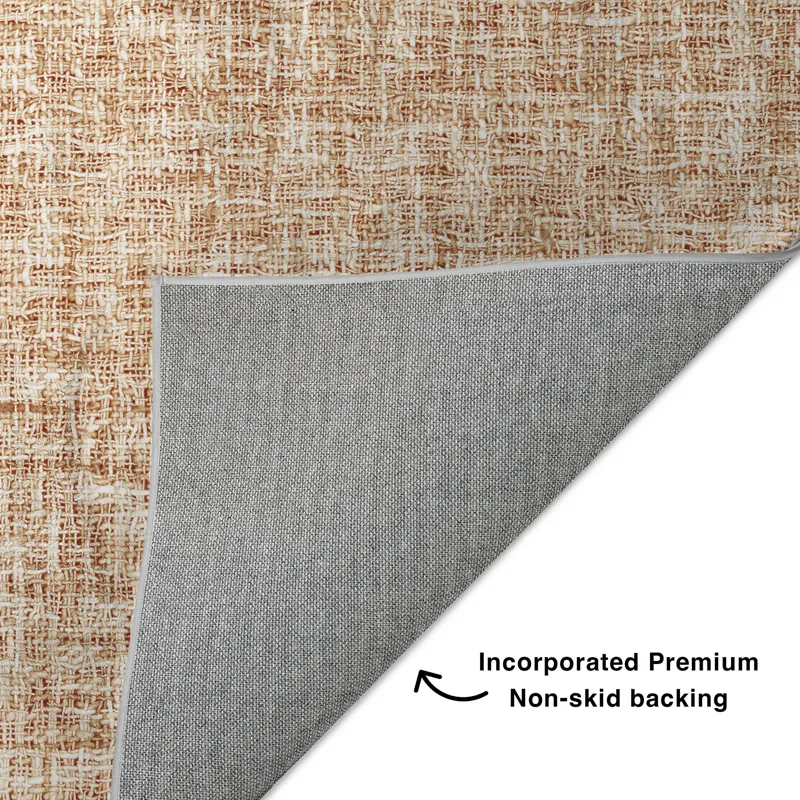 Luxury Washable Voyage Copper 10\' x 14\' Rug