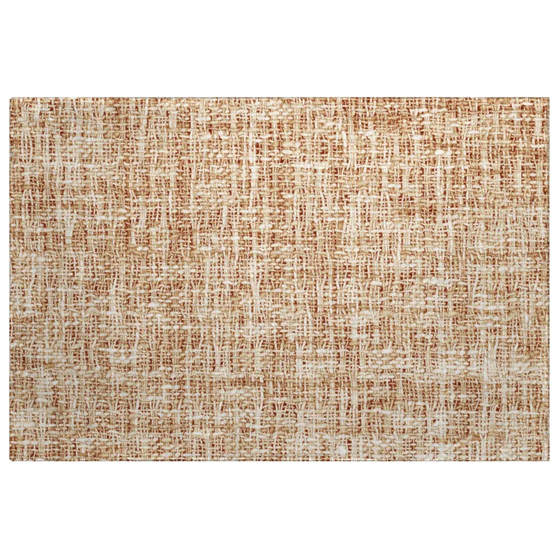 Luxury Washable Voyage Copper 1\'8\" x 2\'6\" Rug