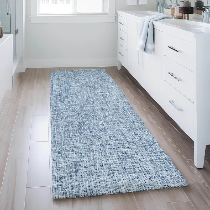 Luxury Washable Voyage Denim 2\'3\" x 7\'6\" Runner Rug