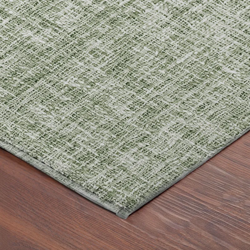 Luxury Washable Voyage Fern 8\' x 8\' Round Rug