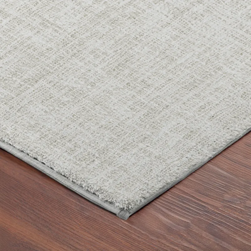 Luxury Washable Voyage Ivory 9\' x 12\' Rug
