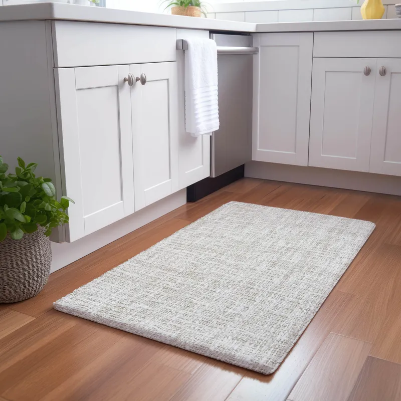 Luxury Washable Voyage Linen 1\'8\" x 2\'6\" Rug