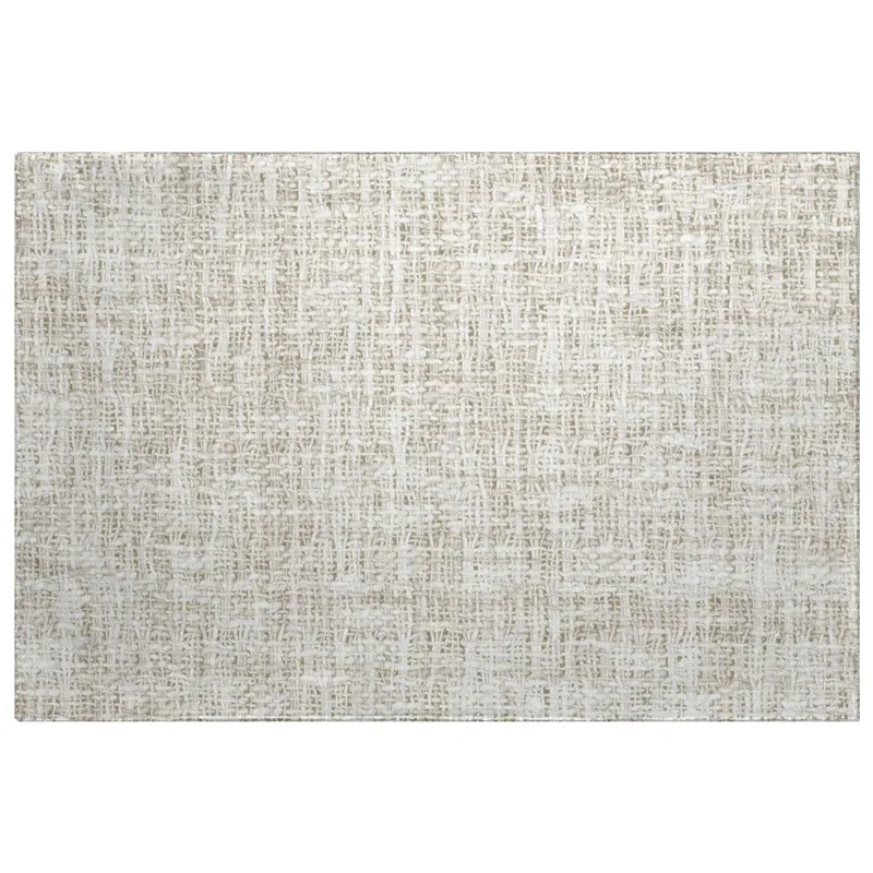 Luxury Washable Voyage Linen 1\'8\" x 2\'6\" Rug