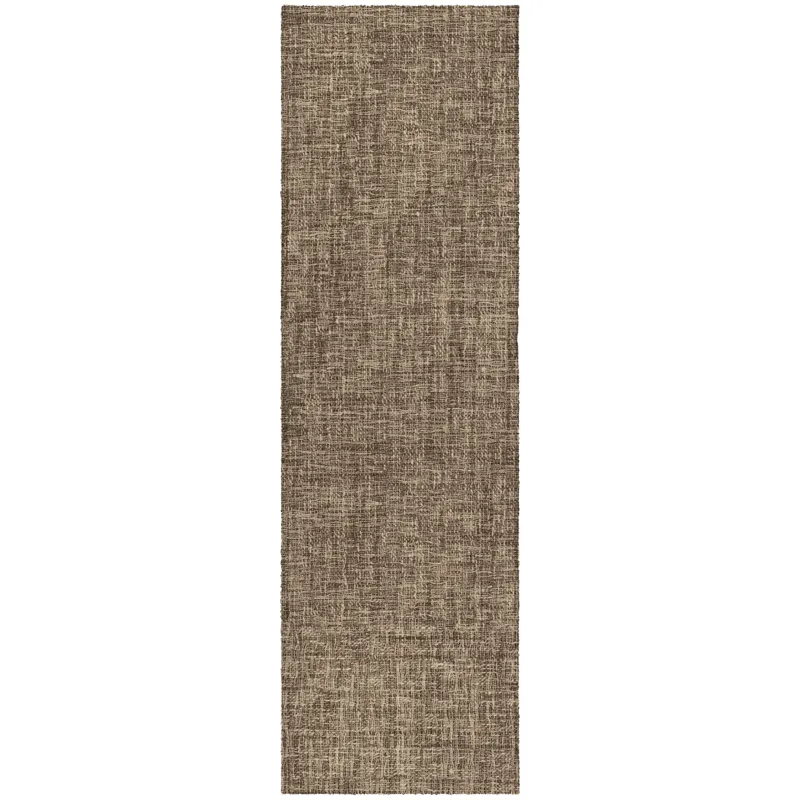 Luxury Washable Voyage Mocha 2\'3\" x 7\'6\" Runner Rug