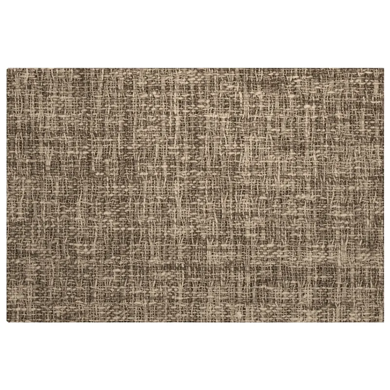 Luxury Washable Voyage Mocha 1\'8\" x 2\'6\" Rug