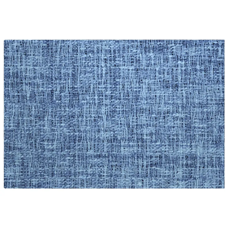 Luxury Washable Voyage Navy 1\'8\" x 2\'6\" Rug