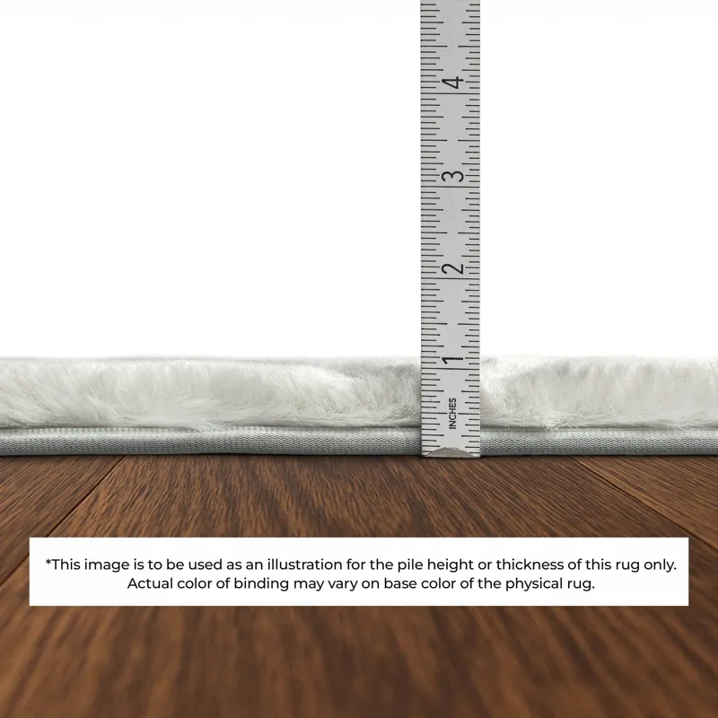 Luxury Washable Voyage Plum 3\' x 5\' Rug