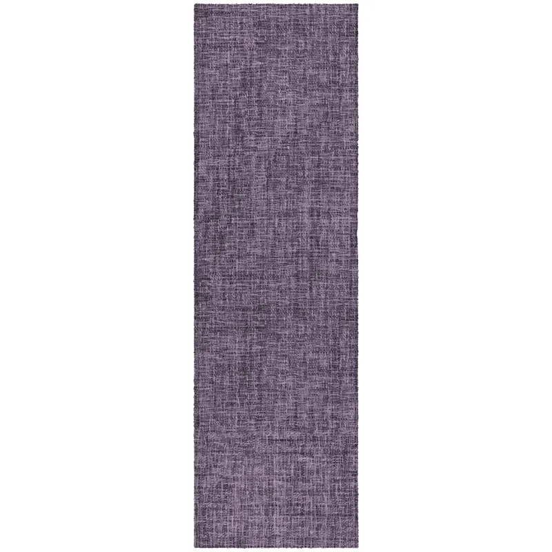 Luxury Washable Voyage Plum 2\'3\" x 7\'6\" Runner Rug